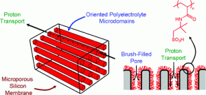2010-5 Hybrid Polymer-Silicon Proton Conducting Membranes